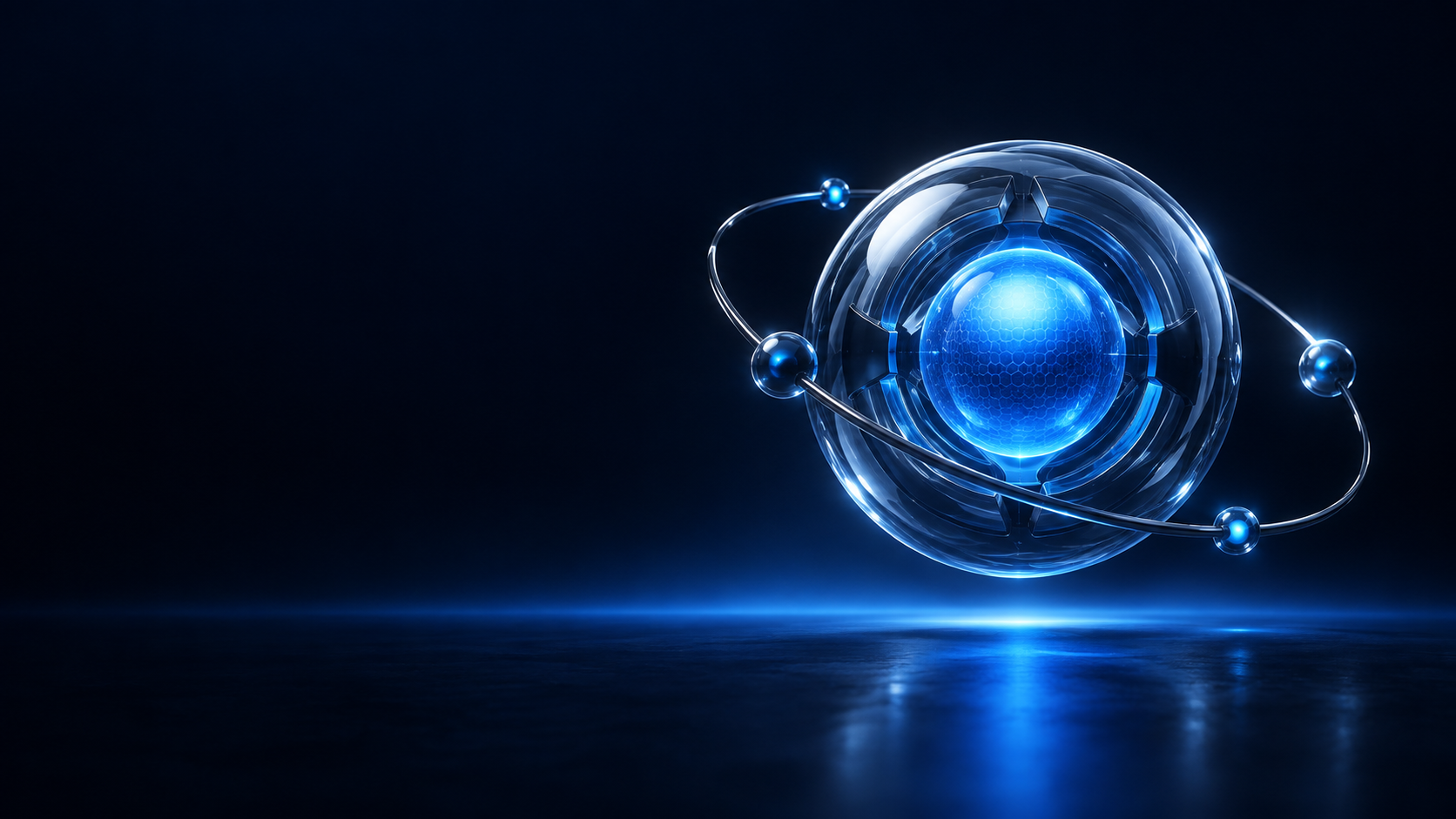 Luminous blue operations core with controlled orbital signals