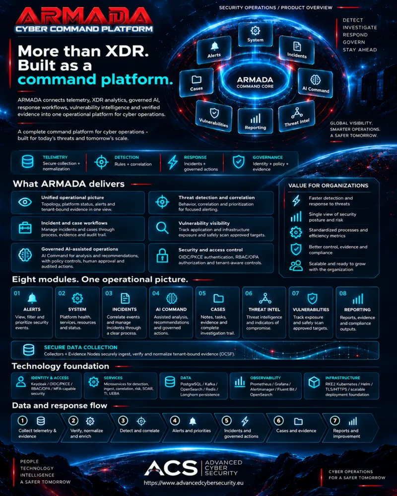 ARMADA Cyber Command Platform product visual